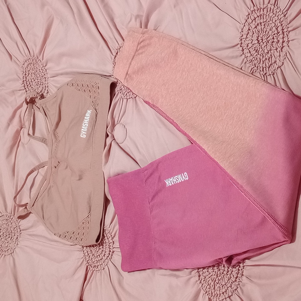 Gymshark Ombre leggings and energy sports bra